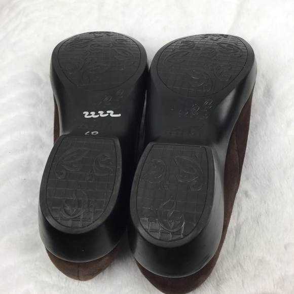 Dansko Suede Slip on Mary Jane shoes Brown Size 42/ US 11.5-12 - Picture 8 of 8